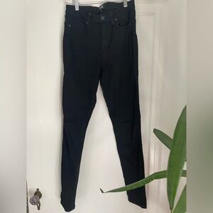 Paige Denim Black Skinny Jeans